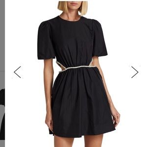 Wayf Esmeralda Cutout Rhinestone Dress